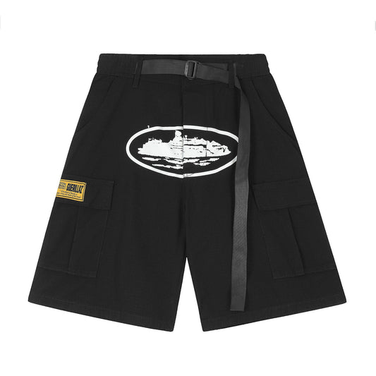 Corteiz Guerillaz Cargo Shorts 'black'