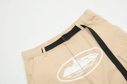 Corteiz Guerillaz Cargo Shorts 'cream'