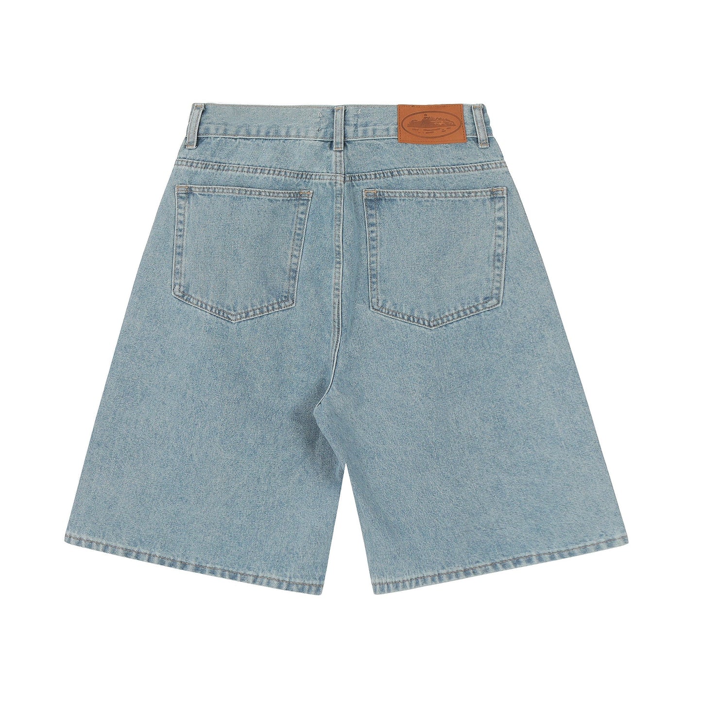 Corteiz Alcatraz Baggy Denim Shorts