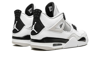 Air Jordan Retro 4 White Military Black