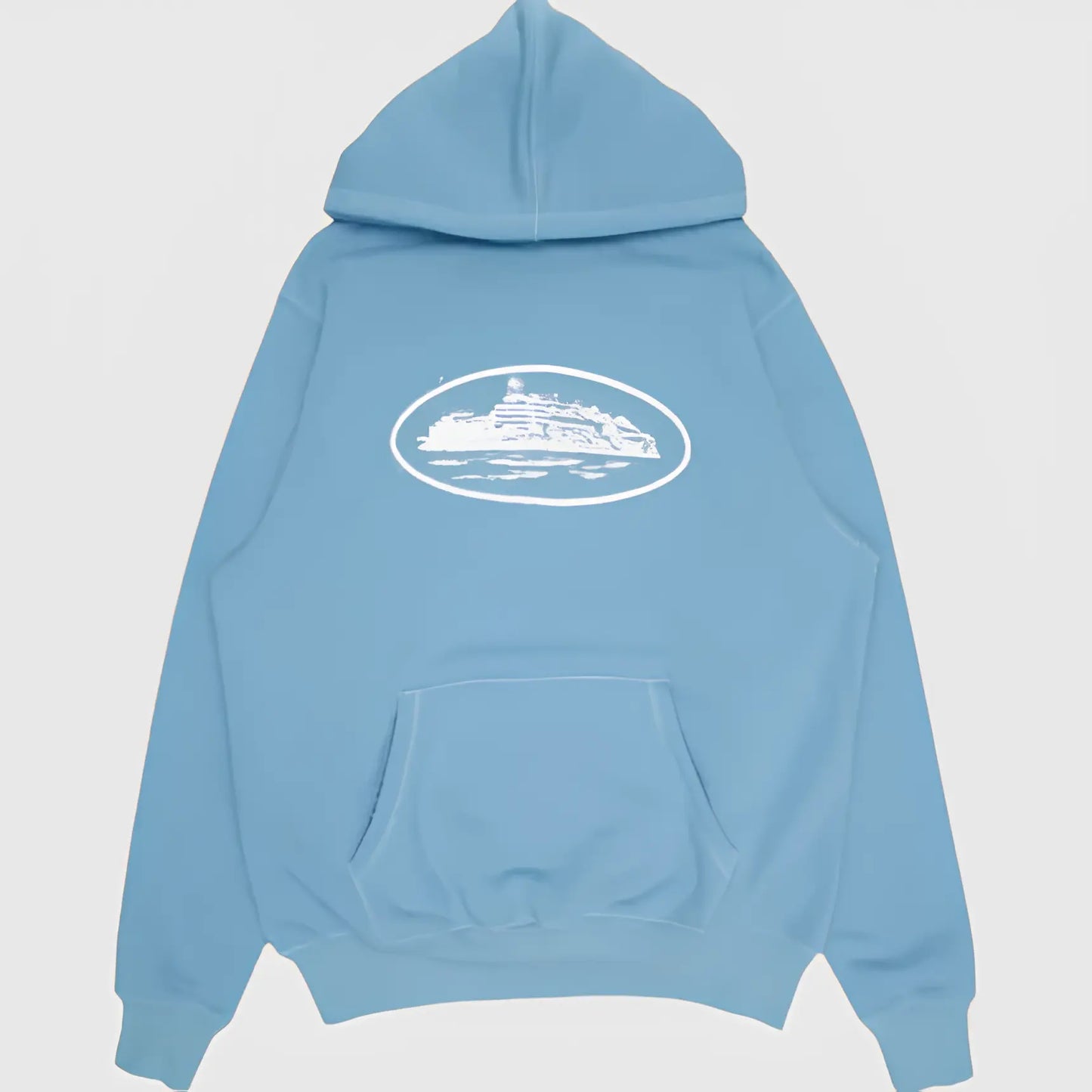 Corteiz hoodie 'light blue'