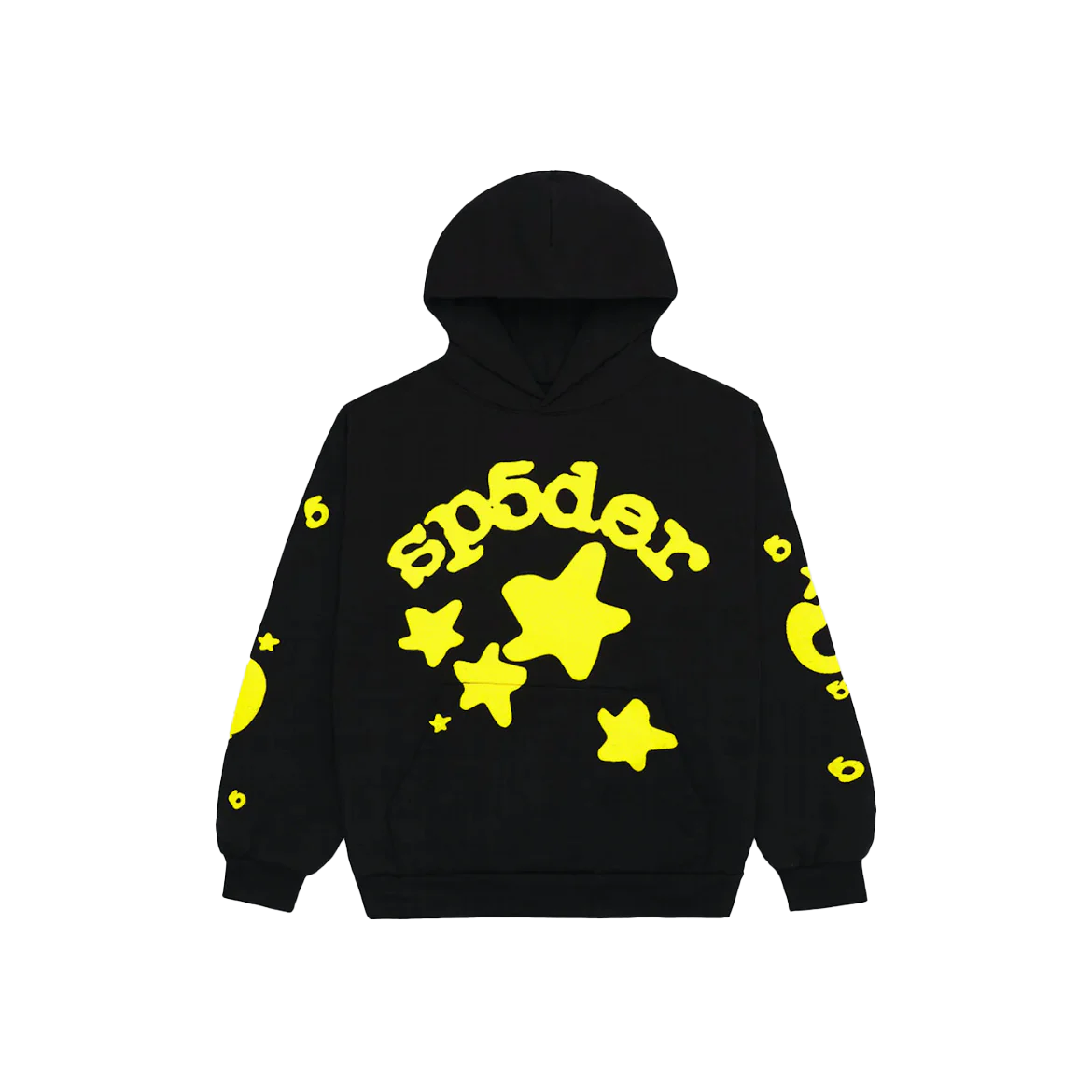 Sp5der Hoodie Black/Yellow