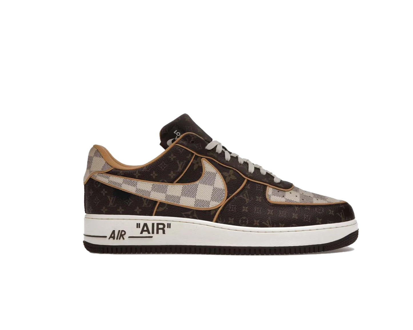 Louis Vuitton Nike Air Force 1 Low Monogram Brown Damier Azur