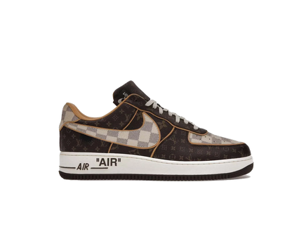 Louis Vuitton Nike Air Force 1 Low Monogram Brown Damier Azur