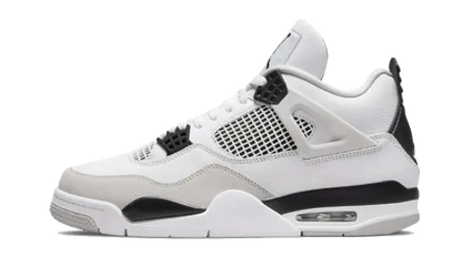 Air Jordan Retro 4 White Military Black