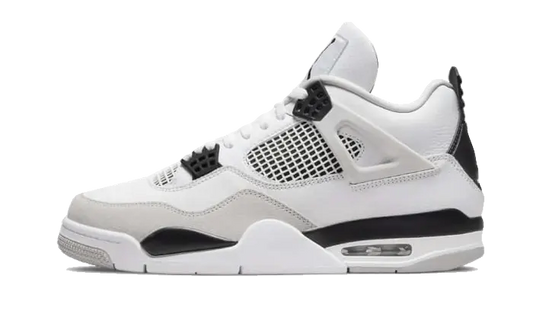 Air Jordan Retro 4 White Military Black