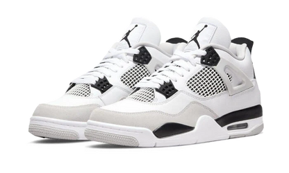 Air Jordan Retro 4 White Military Black