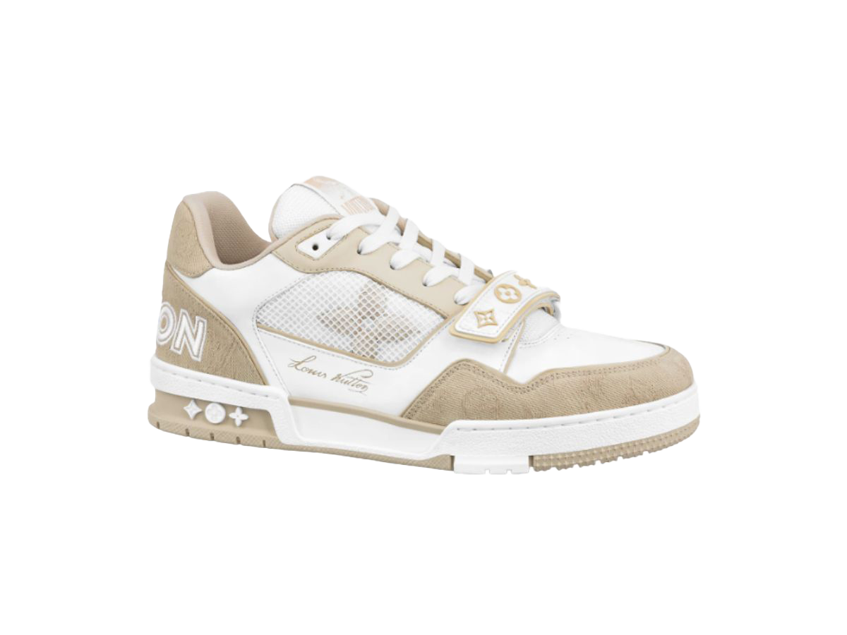 Louis Vuitton Trainer Beige White