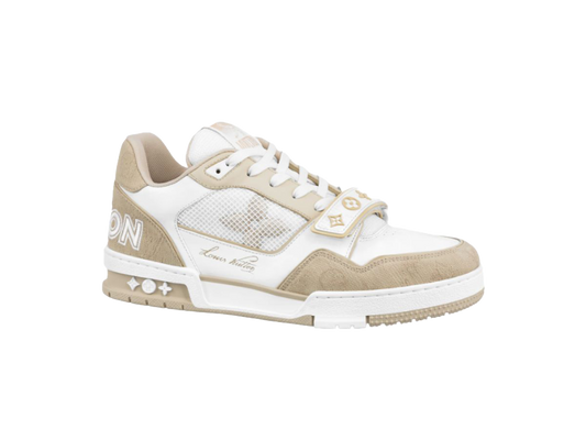 Louis Vuitton Trainer Beige White