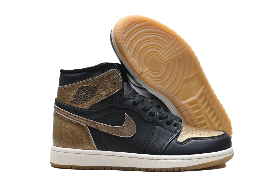 Air Jordan 1 Retro High OG Black Metallic Gold