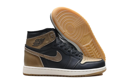 Air Jordan 1 Retro High OG Black Metallic Gold