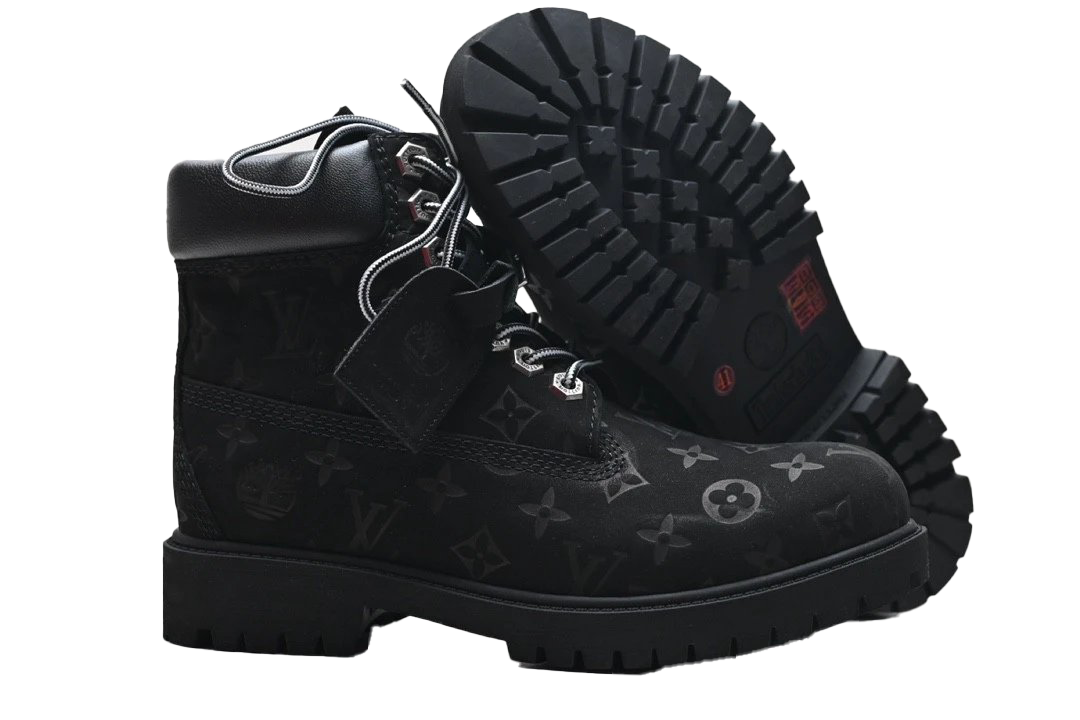 Louis Vuitton Timberland 6 Ankle Boot Black Monogram