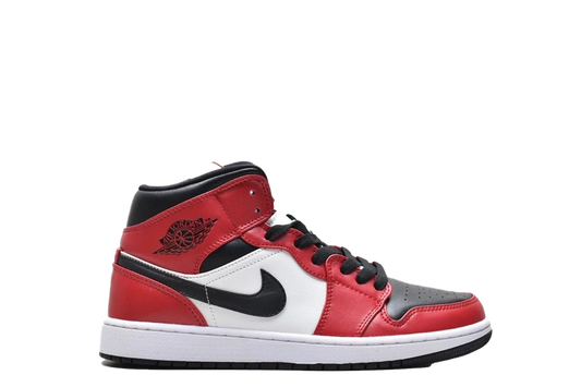 Nike Air Jordan 1 Mid Chicago Black Toe Retro